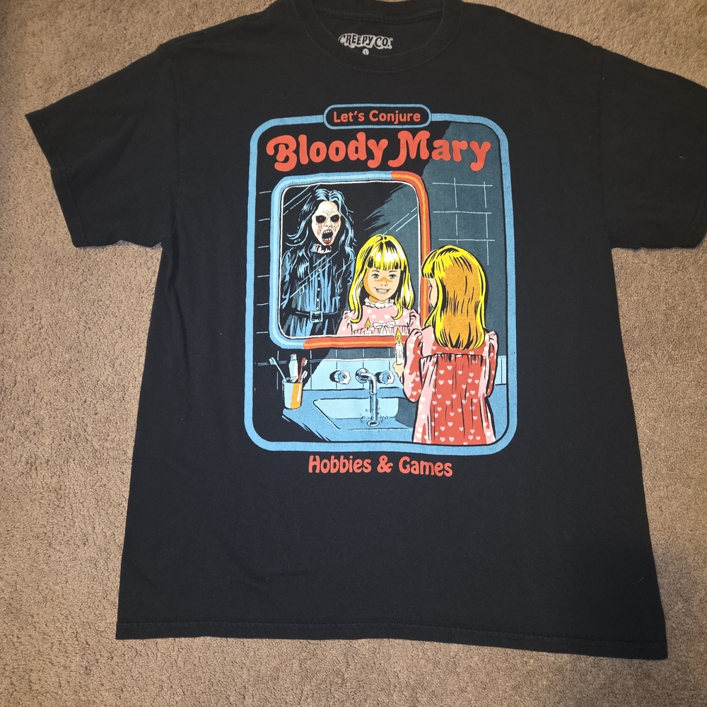 Black Bloody Mary Graphic T-Shirt